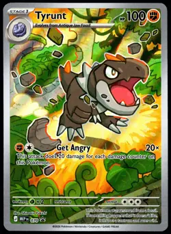 Pokemon TCG Tyrunt MEP 070 2026 Perfect Order ETB Black Star Promo Card - LP - Image 1