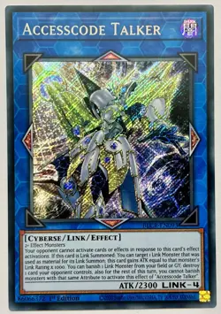 BLCR-EN093 Accesscode Talker - Secret Rare 1st Edition Near Mint YuGiOh Card - Image 1