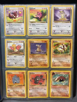 Fossil and Jungle Set Pokemon Cards Collection Bundle No Duplicates 1999 WOTC /2 - Image 1