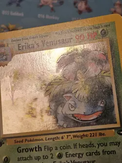 Pokemon TCG Erika's Venusaur 1st Edition Swirl 4/132 Gym Challenge Holo Card - Image 3