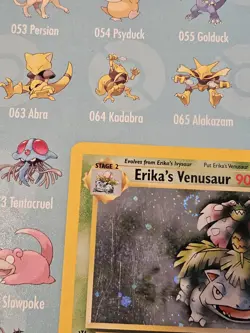 Pokemon TCG Erika's Venusaur 1st Edition Swirl 4/132 Gym Challenge Holo Card - Image 5