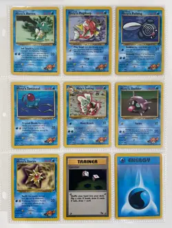 Pokemon Card Binder Collection - Vintage Card Lot | WOTC Misty Gym Heros - Image 1