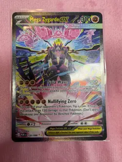 Mega Zygarde EX Perfect Order SIR 120/088 Pokemon Card TCG Near Mint - Image 1