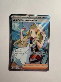 Pokemon Card TCG Lillie's Determination 169/132 Ultra Rare Mega Evolution NM - Image 1