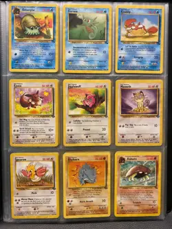 Fossil and Jungle Set Pokemon Cards Collection Bundle No Duplicates 1999 WOTC /1 - Image 1