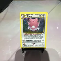 Blissey 2/64 Holo Rare Neo Revelation Set Pokemon Card WOTC Vintage LP - Image 1