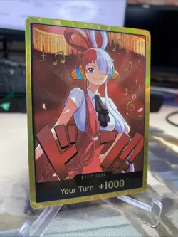 One Piece TCG EB-03 Uta Gold DON Card English Heroines Edition NM - Image 2