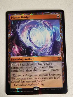 Planar Bridge X1 MTG Kaladesh Masterpiece Invention Foil Card NM Condition - Image 1