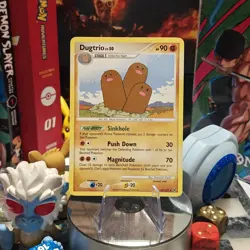 DUGTRIO Lv.50 - 24/127 - Platinum Set - RARE - 2009 - Pokemon Card - LP See Pics - Image 1