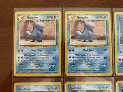Pokemon TCG Quagsire Corsola Goldeen YUKA MORII Lot 6 Cards 2000 English - Image 2