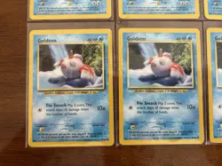 Pokemon TCG Quagsire Corsola Goldeen YUKA MORII Lot 6 Cards 2000 English - Image 4