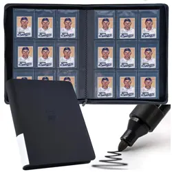 Semi Rigid Card Holder Binder, Premium Card Saver 1 Binder with Sleeves for T... - Image 1