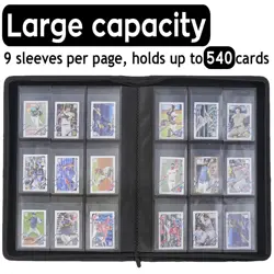 Semi Rigid Card Holder Binder, Premium Card Saver 1 Binder with Sleeves for T... - Image 2