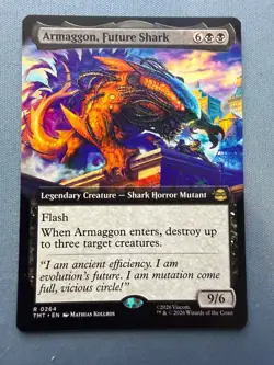 Armaggon, Future Shark (Extended Art) NM - Teenage Mutant Ninja Turtles MTG 264 - Image 1