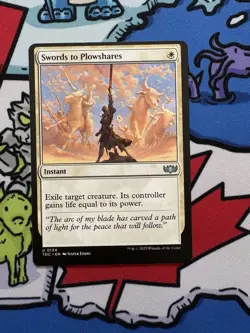 Swords to Plowshares x1 Mtg Tarkir: Dragonstorm Commander - Image 1