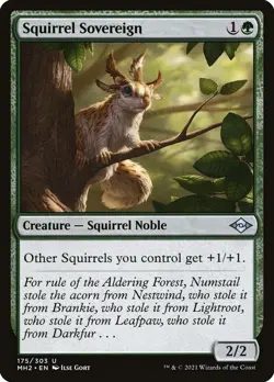 MTG SQUIRREL SOVEREIGN 175 - MODERN HORIZONS 2 MH2 NM Normal - Image 1