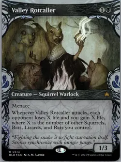 Valley Rotcaller (Showcase) Bloomburrow Foil MTG BLB 313 NM - Image 1