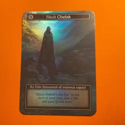 Black Obelisk Foil Elite Sorcery: Contested Realm Beta - Image 1