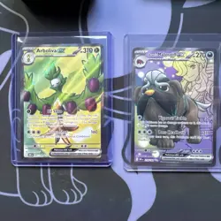 Pokemon TCG Destined Rivals 100+ Card Bundle Arvens Mabosstiff 218 Arbolivia 207 - Image 2