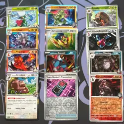 Pokemon TCG Destined Rivals 100+ Card Bundle Arvens Mabosstiff 218 Arbolivia 207 - Image 5