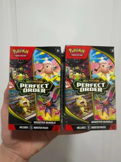 2x Pokemon TCG Perfect Order Booster Bundles Sealed - Image 1