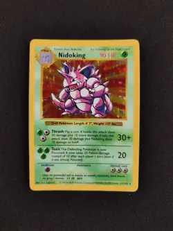 Pokemon TCG - 1st Edition Nidoking - 011/102 Base Set (Shadowless) Holo - Image 1
