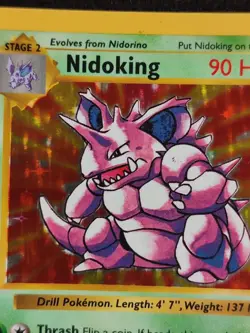 Pokemon TCG - 1st Edition Nidoking - 011/102 Base Set (Shadowless) Holo - Image 2