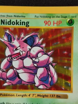 Pokemon TCG - 1st Edition Nidoking - 011/102 Base Set (Shadowless) Holo - Image 3