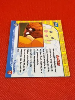 Pokemon Topps Pikachu’s Vacation Movie Success #55 Holo - Image 5