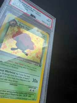 Dark Vileplume PSA 9 HOLO Rocket 1. 1st Edition 2000 Pokemon 13/82 #2 - Image 2