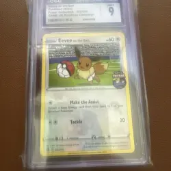 2020 Pokemon Futsal Collection Eevee on the Ball GAME UK 002/005 CGC 9 #002/005 - Image 4