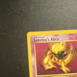 Sabrina's Abra 19/53 Wotc Promo Regular HP 40 Pokemon TCG 2000 English - Image 3