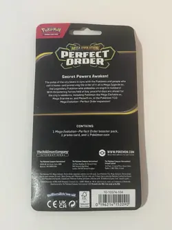 Pokemon TCG Mega Evolution Perfect Order Checklane Blister Makuhita ME03 - Image 2