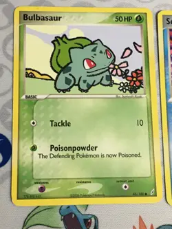 D1259 POKEMON TCG CRYSTAL GUARDIANS BULBASAUR 45 SQUIRTLE 64 LP COMMON - Image 2