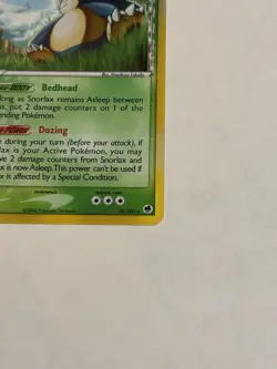 Pokemon TCG Snorlax Delta Species Holo Rare * Dragon Frontiers 10/101 2006 - Image 2