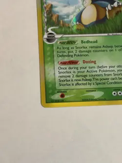 Pokemon TCG Snorlax Delta Species Holo Rare * Dragon Frontiers 10/101 2006 - Image 3
