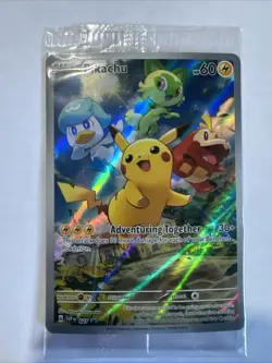 Pokemon TCG Pikachu SVP 027 Black Star Promo Paldea Evolved Sealed 🔥 - Image 1