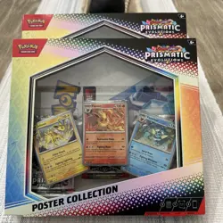 Pokemon TCG SV8.5 Prismatic Evolutions Poster Collection Box Factory - Sealed - Image 1