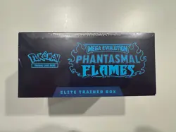 Pokemon Mega Evolution: Phantasmal Flames Elite Trainer Box Sealed, TCG ETB - Image 3