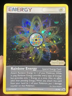 Pokemon TCG Rainbow Energy 81/92 Swirl EX Legend Maker Pokemon - Image 1