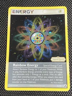 Pokemon TCG Rainbow Energy 81/92 Swirl EX Legend Maker Pokemon - Image 2