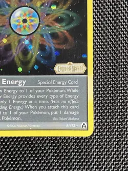 Pokemon TCG Rainbow Energy 81/92 Swirl EX Legend Maker Pokemon - Image 5