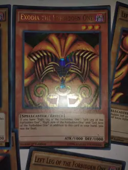 1st edition Exodus the forbidden one full 5 card set Yu-Gi-Oh - Image 1