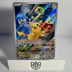 Pokemon TCG - Pikachu 027 Scarlet & Violet - Black Star Promo Holo - NM - Image 1