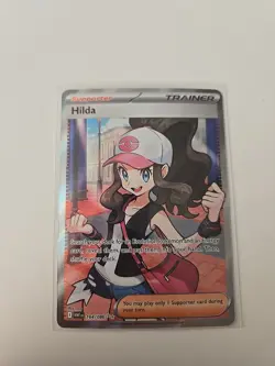 Hilda 164/086 Pokemon TCG Sv: White Flare Full Art Holo Ultra Rare Trainer MINT - Image 1