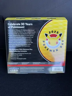 Pokemon Day 2026 Collection 4 Box Pikachu 30th Anniversary Promo Factory Sealed - Image 2