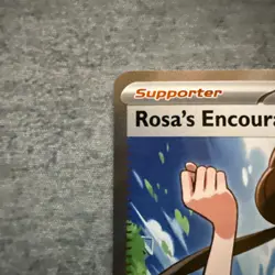 Pokemon TCG Rosa's Encouragement 114/088 Perfect Order Full Art NM - Image 2