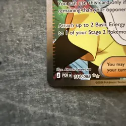 Pokemon TCG Rosa's Encouragement 114/088 Perfect Order Full Art NM - Image 4