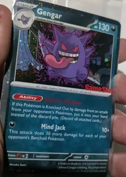 SEALED Pokemon Gengar GameStop Stamped Promo Perfect Order - Image 2