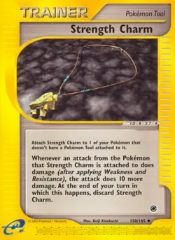 Pokemon - Strength Charm - 150/165 - Uncommon - Expedition - NM - Image 1